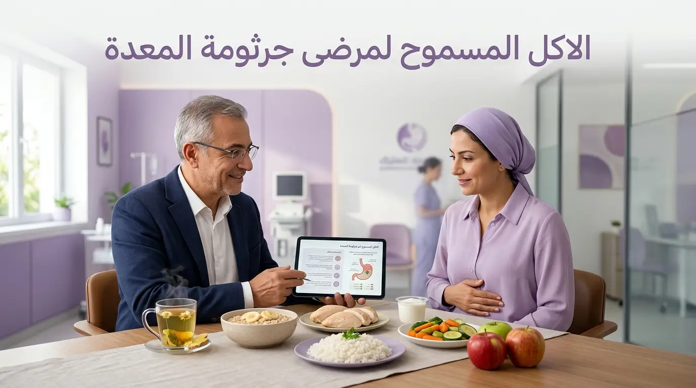 الاكل المسموح لمرضى جرثومة المعدة دليل غذائي شامل لتخفيف الأعراض