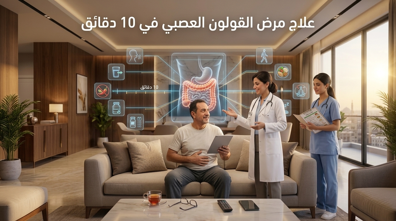 علاج مرض القولون العصبي في 10 دقائق هل يمكن التخلص من الأعراض بهذه السرعة؟
